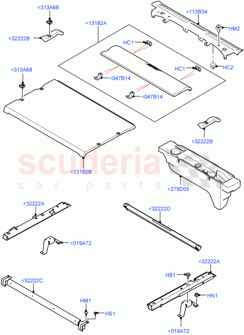Part Diagram for Land Rover LR100455