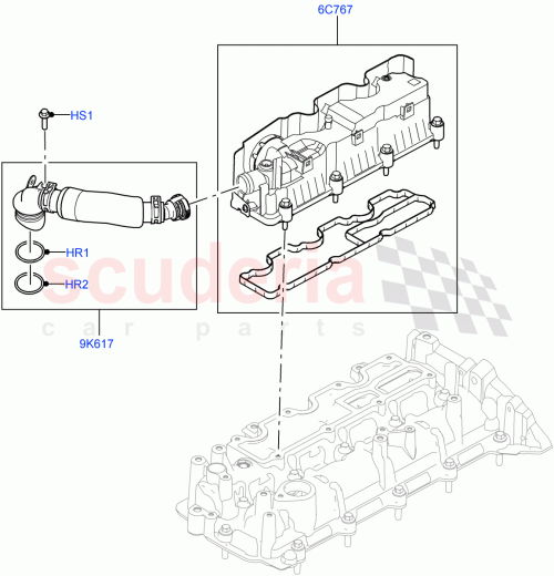 Part Diagram for Land Rover LR141351