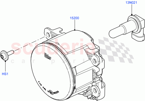 Part Diagram for Land Rover LR000704