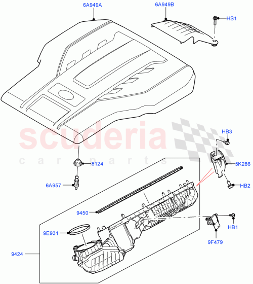Part Diagram for Land Rover LR154400