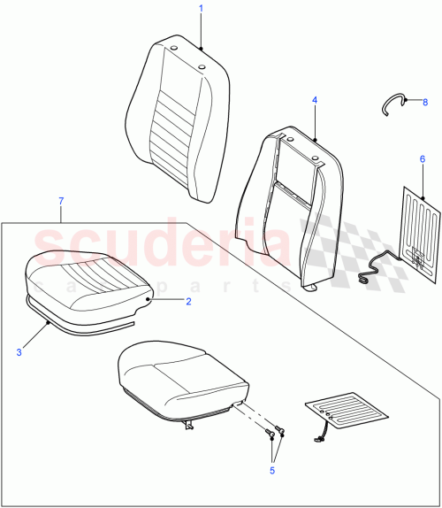 Part Diagram for Land Rover LR040714