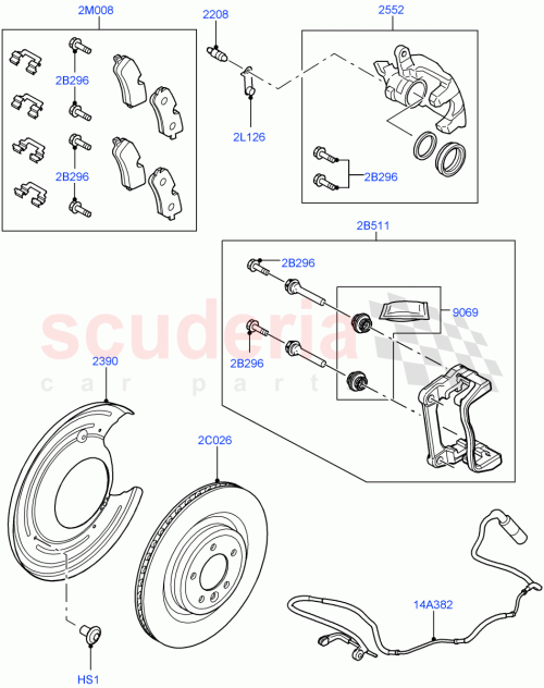 Part Diagram for Land Rover LR127082