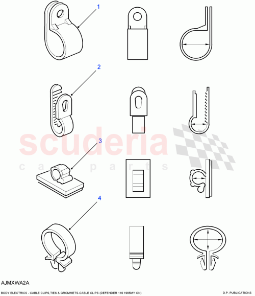 Part Diagram for Land Rover AFU3081L