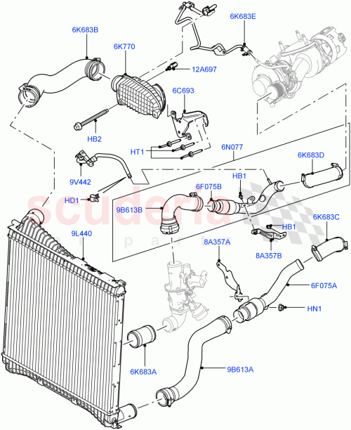 Part Diagram for Land Rover LR019398