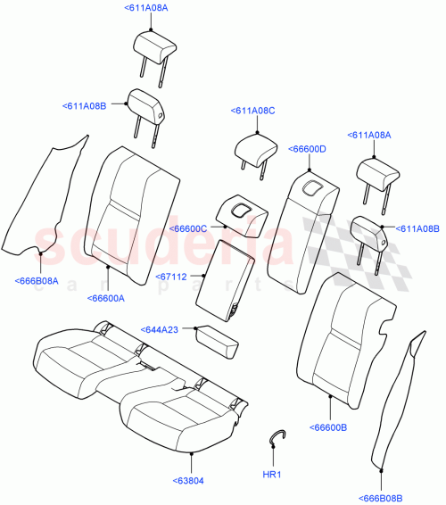 Part Diagram for Land Rover LR141604