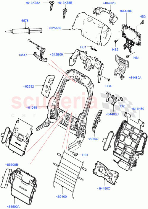 Part Diagram for Land Rover LR108534