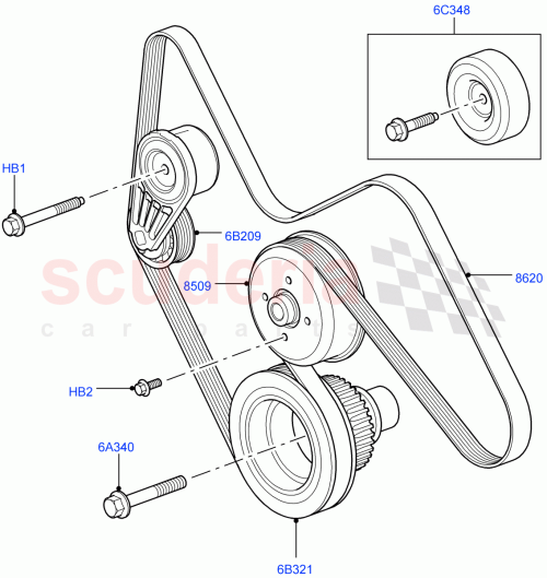 Part Diagram for Land Rover LR031685