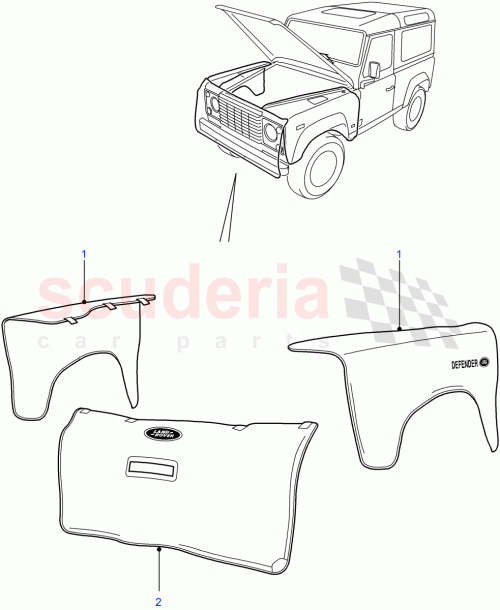 Part Diagram for Land Rover STC53053