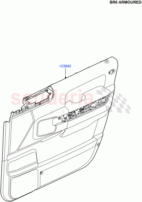 Part Diagram for Land Rover VBA500030