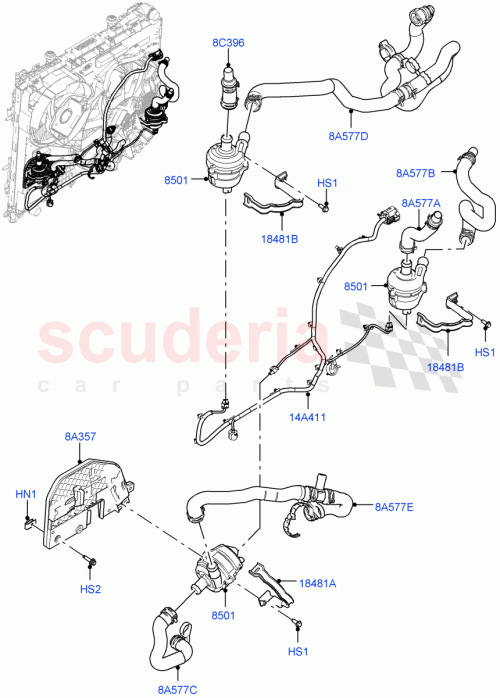 Part Diagram for Land Rover LR089628
