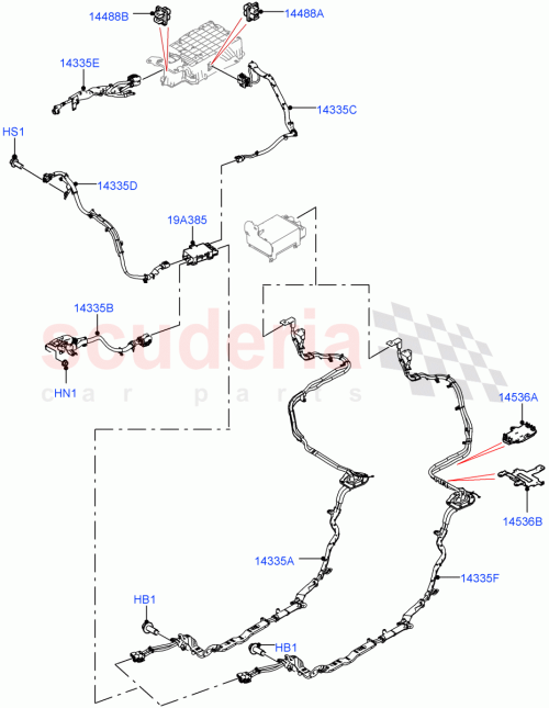 Part Diagram for Land Rover LR124589