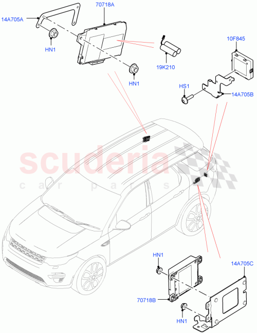 Part Diagram for Land Rover LR154049