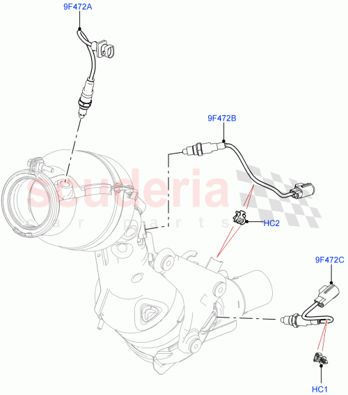 Part Diagram for Land Rover LR011519