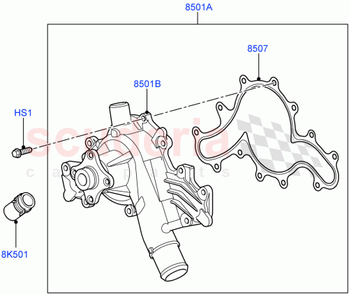 Part Diagram for Land Rover 1106473