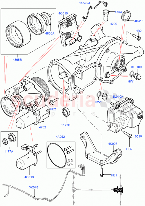 Part Diagram for Land Rover LR101750