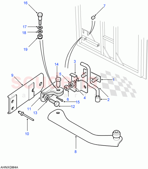 Part Diagram for Land Rover 306564