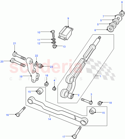 Part Diagram for Land Rover ANR4188