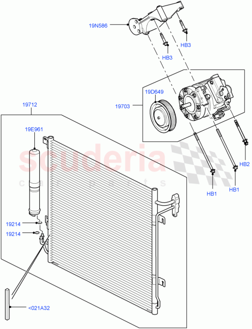 Part Diagram for Land Rover LR019131