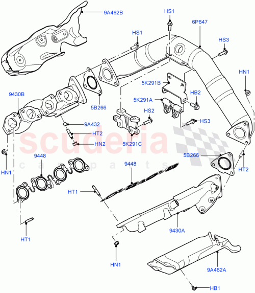 Part Diagram for Land Rover LR113015