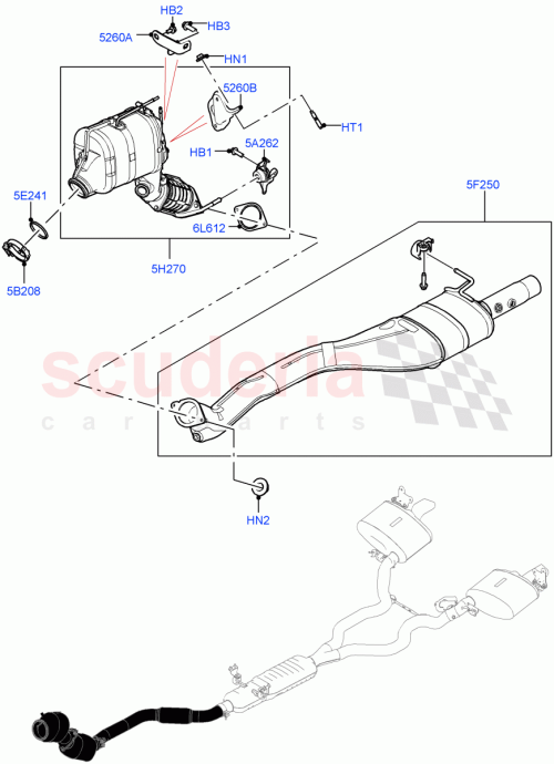Part Diagram for Land Rover LR152484