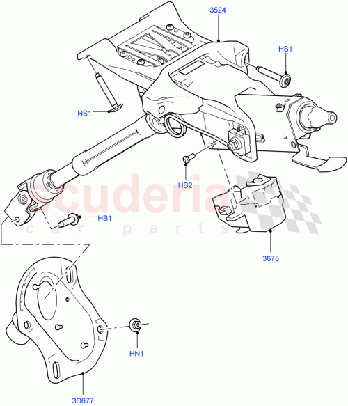 Part Diagram for Land Rover LR065744