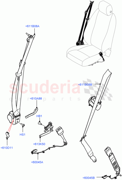 Part Diagram for Land Rover LR131913