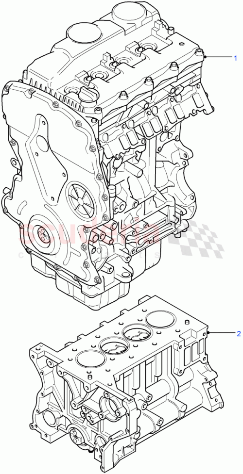 Part Diagram for Land Rover LR013403