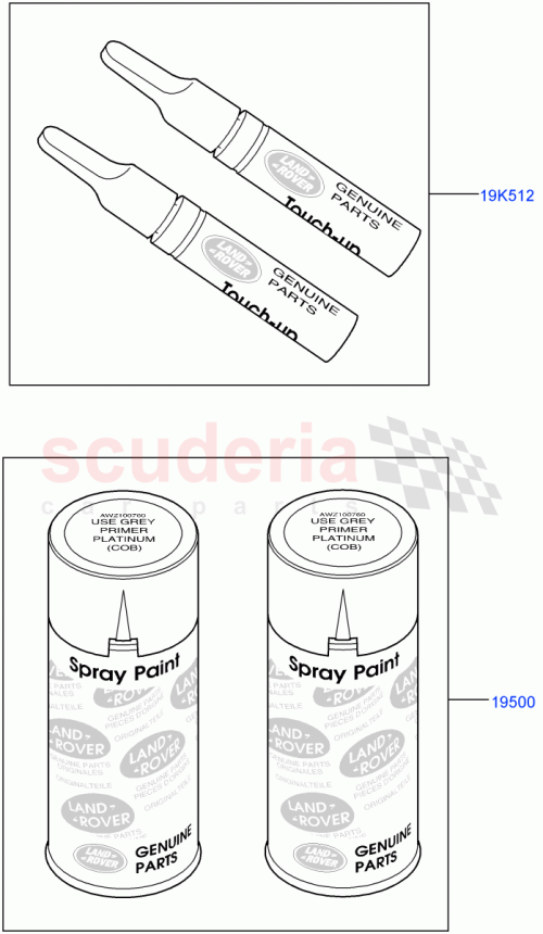 Part Diagram for Land Rover VPLDC0004EAV