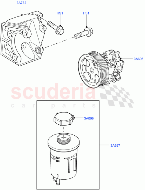 Part Diagram for Land Rover LR077386
