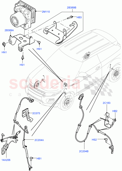 Part Diagram for Land Rover LR071974