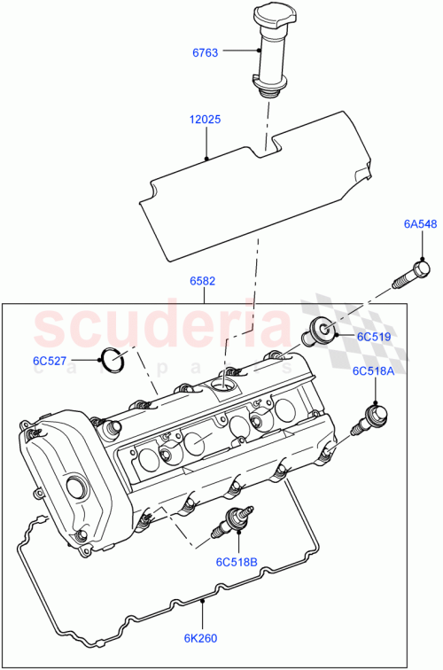 Part Diagram for Land Rover LR000337
