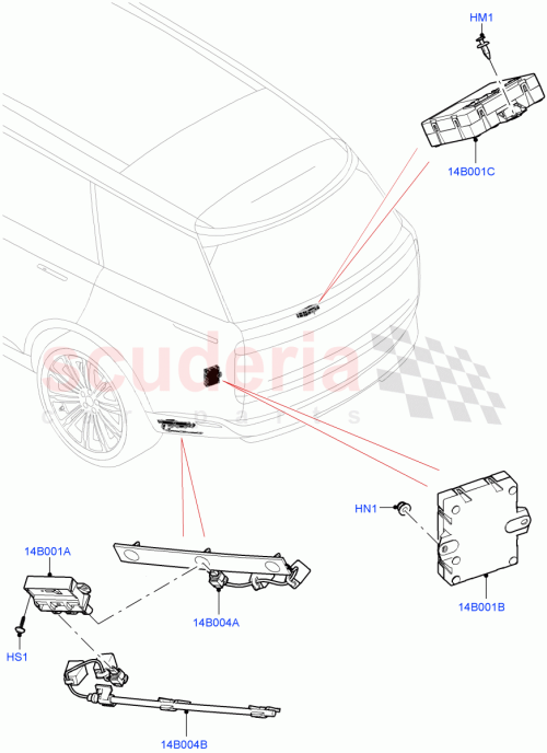 Part Diagram for Land Rover LR151617