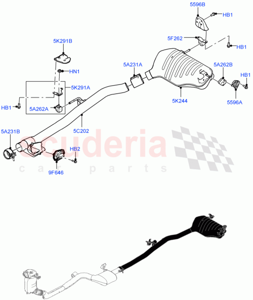Part Diagram for Land Rover LR143250