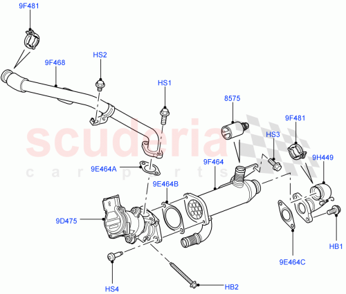 Part Diagram for Land Rover LR018324