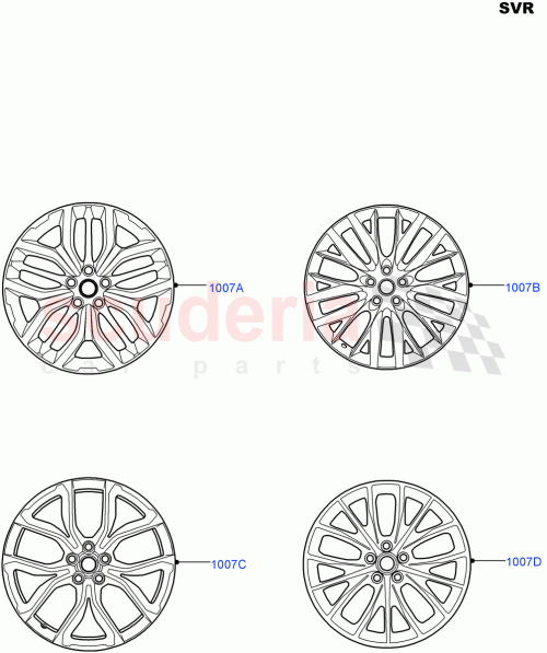 Part Diagram for Land Rover LR103598