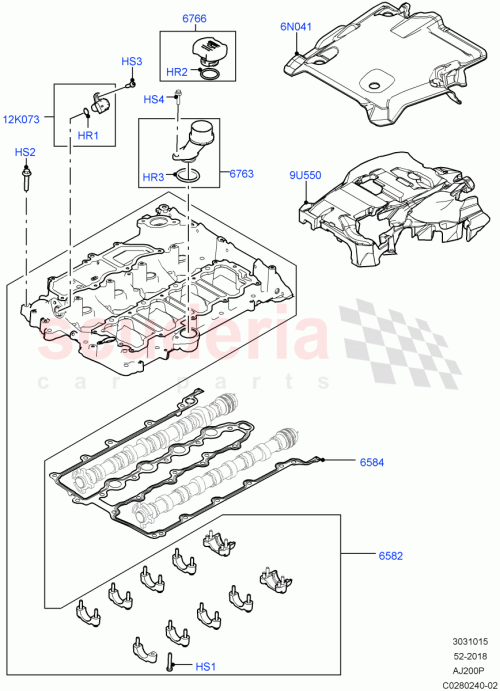 Part Diagram for Land Rover LR100359