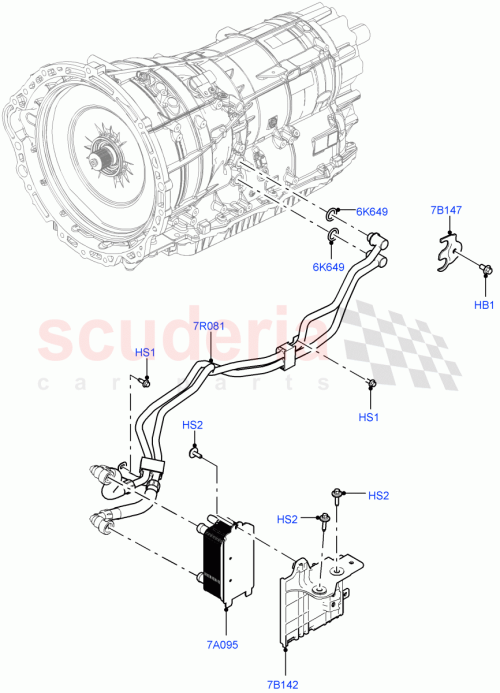 Part Diagram for Land Rover LR141635