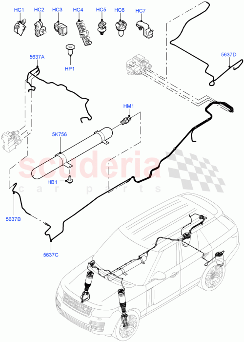 Part Diagram for Land Rover LR033442