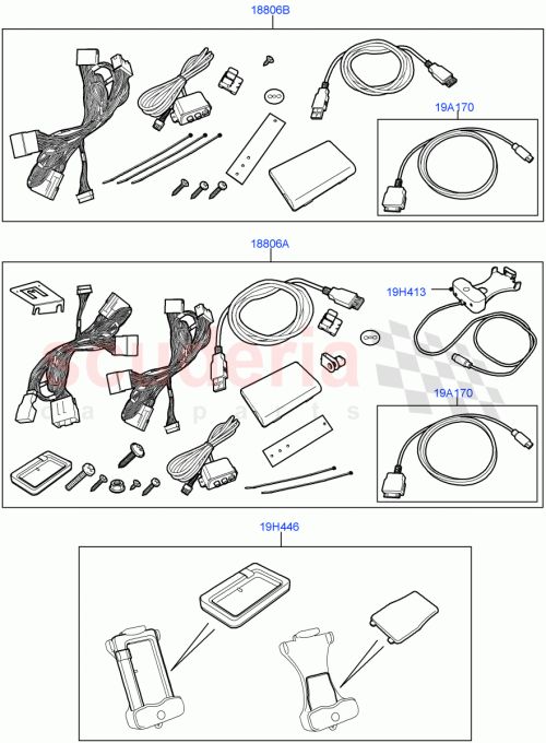 Part Diagram for Land Rover VPLAE0001
