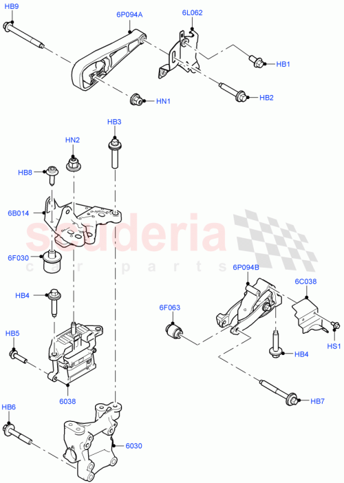 Part Diagram for Land Rover LR128145