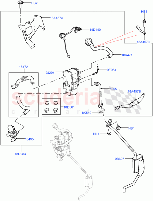 Part Diagram for Land Rover LR117171
