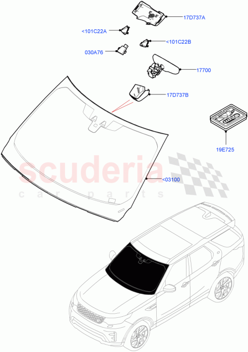 Part Diagram for Land Rover LR142297