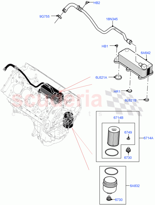 Part Diagram for Land Rover LR174143