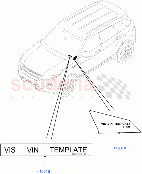Part Diagram for Land Rover LR040883