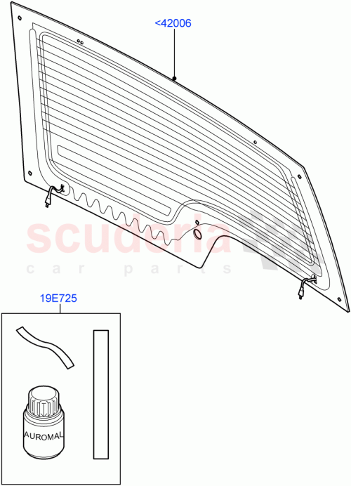 Part Diagram for Land Rover CVB500680