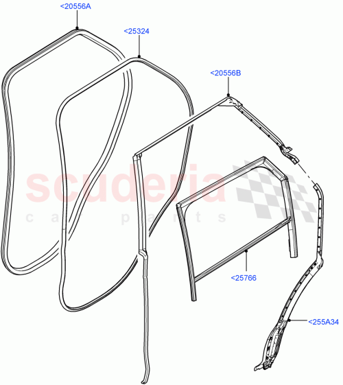 Part Diagram for Land Rover LR092600