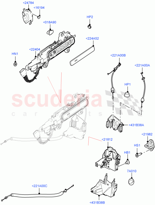 Part Diagram for Land Rover LR059989