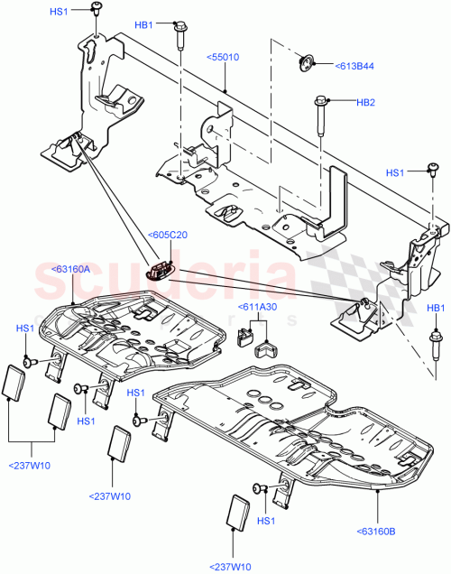 Part Diagram for Land Rover LR059302