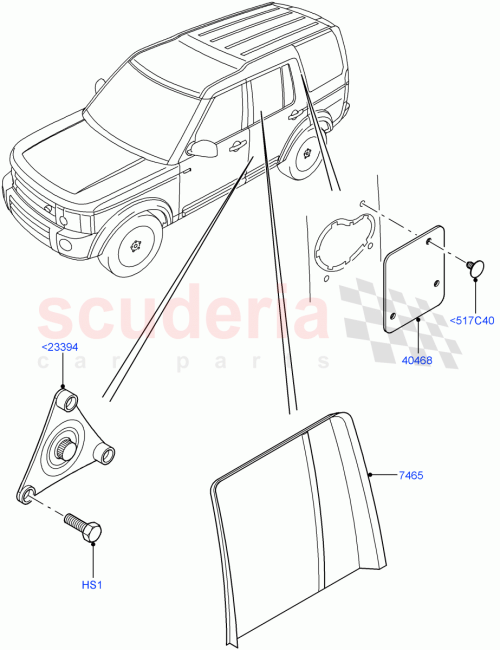 Part Diagram for Land Rover LR006344