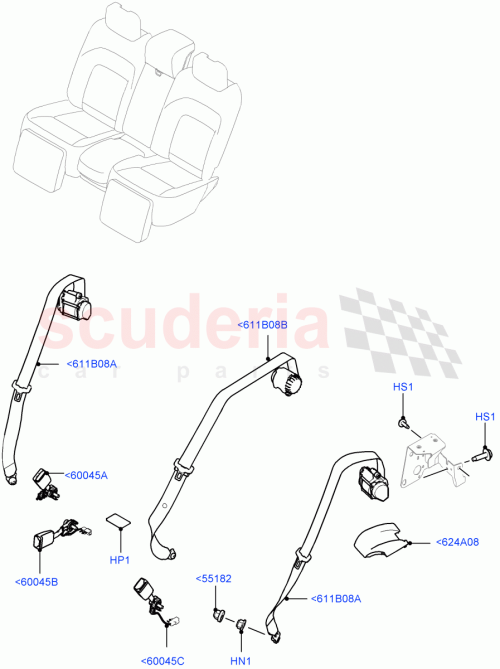 Part Diagram for Land Rover LR104681